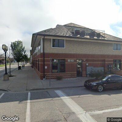 Thumbnail image of the front of a dentist office practice with the name Lakewinds Dental Centre which is located in Ludington, MI