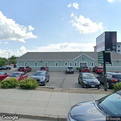 Thumbnail image of the front of a dentist office practice with the name Prairie Rose Family Dentists which is located in Bismarck, ND