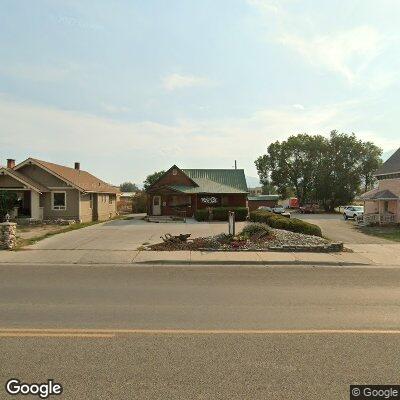 Thumbnail image of the front of a dentist office practice with the name Salmon Valley Dental Clinic which is located in Salmon, ID