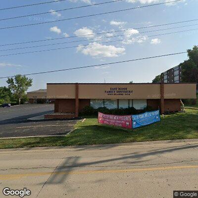 Thumbnail image of the front of a dentist office practice with the name East Ridge Family Dentistry which is located in Saint Joseph, MO