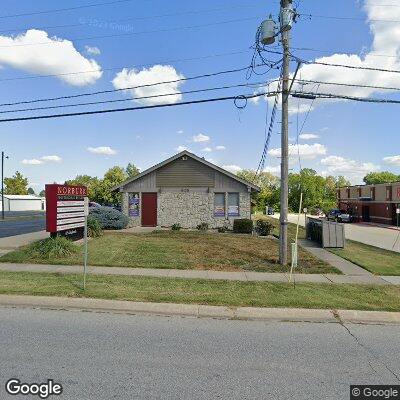 Thumbnail image of the front of a dentist office practice with the name Ridgeview Family Dental which is located in Warrensburg, MO