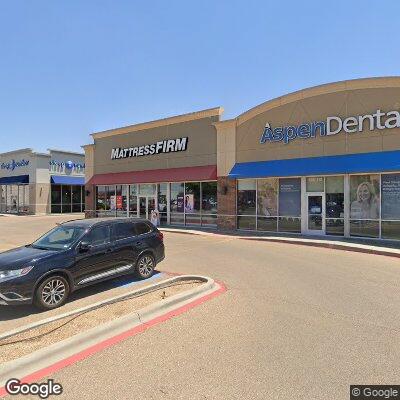 Thumbnail image of the front of a dentist office practice with the name Aspen Dental which is located in Lubbock, TX