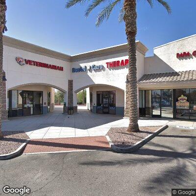 Thumbnail image of the front of a dentist office practice with the name Vista Dorada Dental which is located in Gilbert, AZ