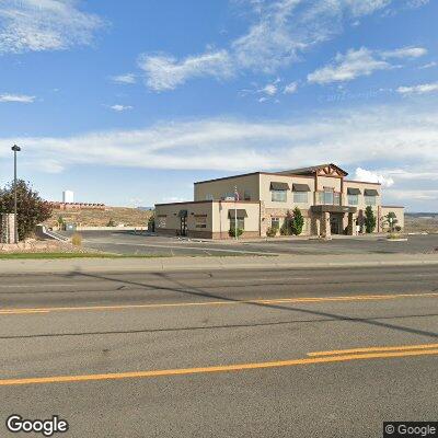 Thumbnail image of the front of a dentist office practice with the name Hunsaker Dental which is located in Rock Springs, WY