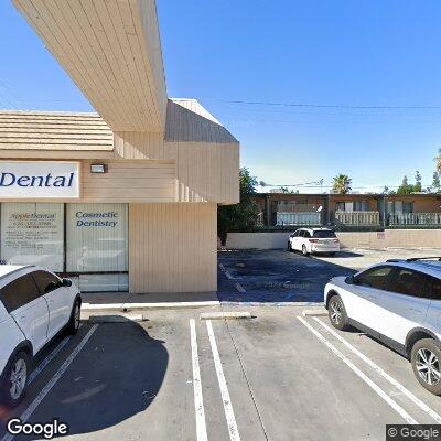 Thumbnail image of the front of a dentist office practice with the name Apple Dental which is located in Azusa, CA