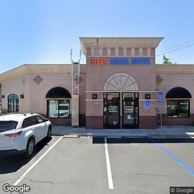 Thumbnail image of the front of a dentist office practice with the name Bell Dental Center which is located in Newark, CA