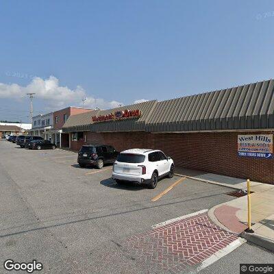 Thumbnail image of the front of a dentist office practice with the name Hilltop Dental Associates which is located in Johnstown, PA