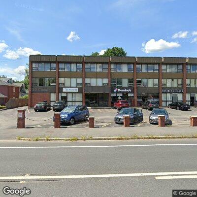 Thumbnail image of the front of a dentist office practice with the name First Dental Associates which is located in Reading, MA