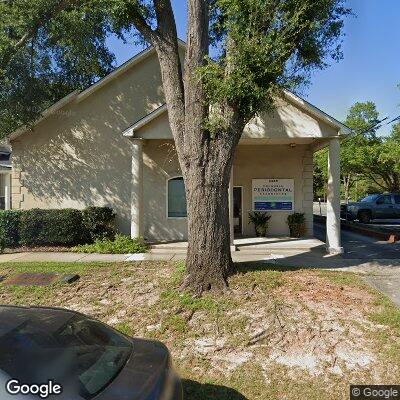 Thumbnail image of the front of a dentist office practice with the name Columbia Periodontal Associates which is located in Columbia, SC