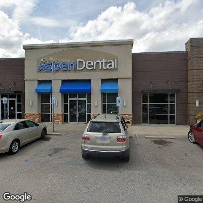 Thumbnail image of the front of a dentist office practice with the name Aspen Dental which is located in Birmingham, AL