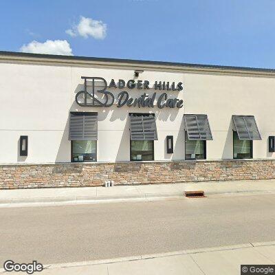 Thumbnail image of the front of a dentist office practice with the name Badger Hills Dental Care which is located in Rochester, MN