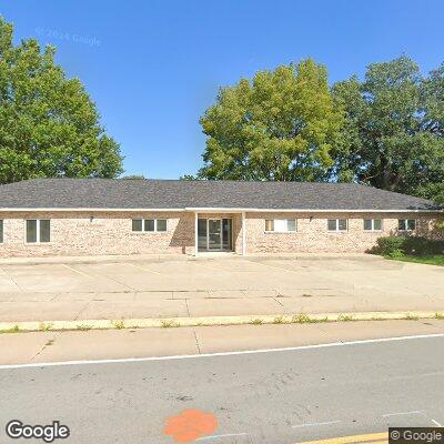 Thumbnail image of the front of a dentist office practice with the name Shafer Orthodontics which is located in Mahomet, IL