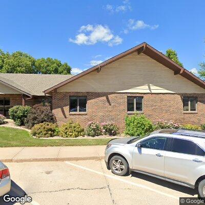 Thumbnail image of the front of a dentist office practice with the name Minden Dental Clinic which is located in Minden, NE