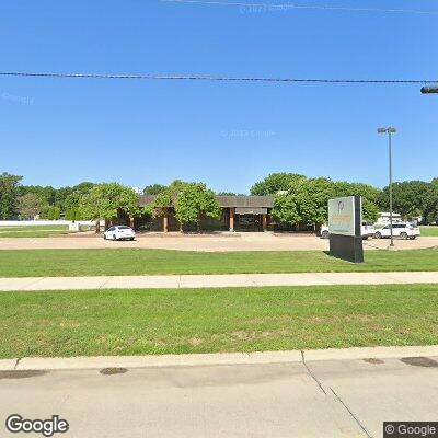 Thumbnail image of the front of a dentist office practice with the name Pershing Orthodontics which is located in Hastings, NE