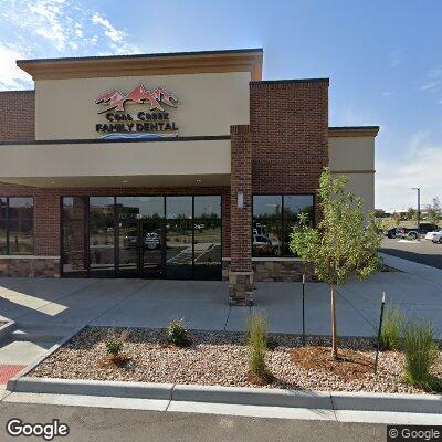 Thumbnail image of the front of a dentist office practice with the name Coal Creek Family Dental which is located in Erie, CO