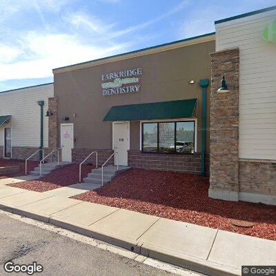 Thumbnail image of the front of a dentist office practice with the name Larkridge Family & Cosmetic Dentistry which is located in Erie, CO