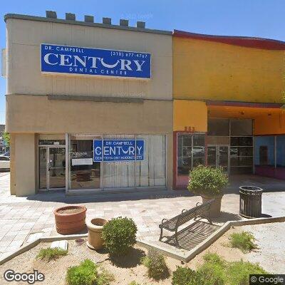 Thumbnail image of the front of a dentist office practice with the name Campbell Century Dental which is located in Inglewood, CA