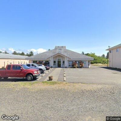 Thumbnail image of the front of a dentist office practice with the name Ocean Shores Dental Clinic which is located in Ocean Shores, WA