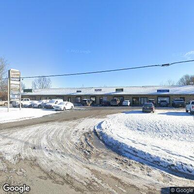 Thumbnail image of the front of a dentist office practice with the name Pyles Family Dentistry P which is located in Metamora, MI