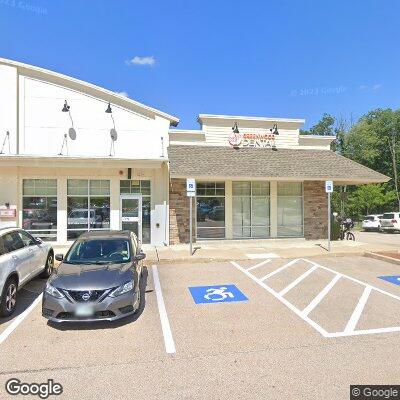 Thumbnail image of the front of a dentist office practice with the name Greenwood Dental which is located in Nashua, NH