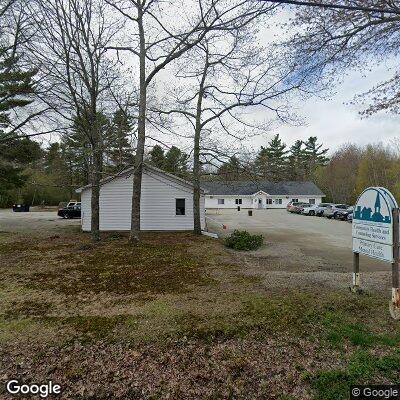 Thumbnail image of the front of a dentist office practice with the name Maine Coast Comm Dental Clinic which is located in Ellsworth, ME