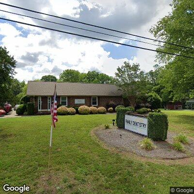 Thumbnail image of the front of a dentist office practice with the name Locust Family Dentistry which is located in Locust, NC