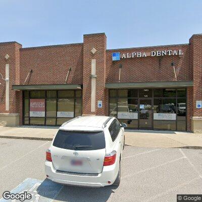 Thumbnail image of the front of a dentist office practice with the name Alpha Dental which is located in Clarksville, TN