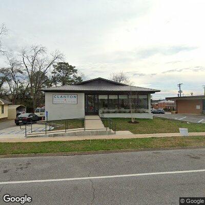 Thumbnail image of the front of a dentist office practice with the name Clanton Family Dentistry which is located in Clanton, AL