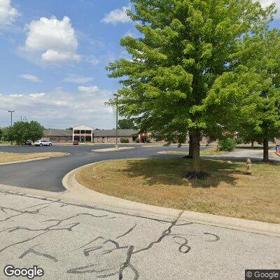 Thumbnail image of the front of a dentist office practice with the name Mill Creek Family Dental which is located in Lafayette, IN