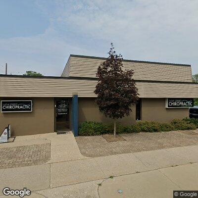 Thumbnail image of the front of a dentist office practice with the name Great Lakes Dental Group which is located in Traverse City, MI