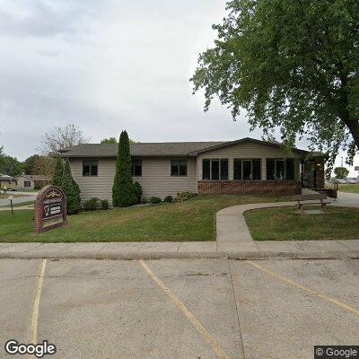 Thumbnail image of the front of a dentist office practice with the name Markham Family Dental Assoc Inc which is located in Harlan, IA