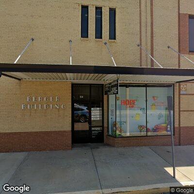 Thumbnail image of the front of a dentist office practice with the name Heartland Dental Group which is located in Atchison, KS