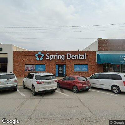 Thumbnail image of the front of a dentist office practice with the name Cleveland Dental which is located in Cleveland, OK