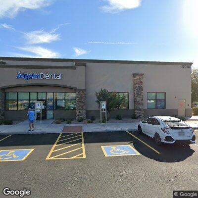 Thumbnail image of the front of a dentist office practice with the name Aspen Dental which is located in Surprise, AZ