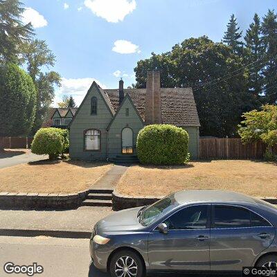 Thumbnail image of the front of a dentist office practice with the name Lebanon Denture Center which is located in Lebanon, OR