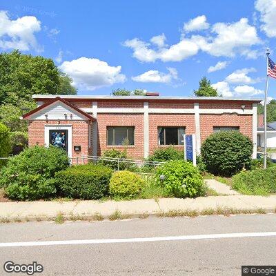 Thumbnail image of the front of a dentist office practice with the name Harrisville Dental Associates which is located in Harrisville, RI