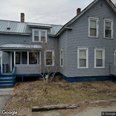 Thumbnail image of the front of a dentist office practice with the name Roger Paul Martin, DENTURIST which is located in Hartland, ME