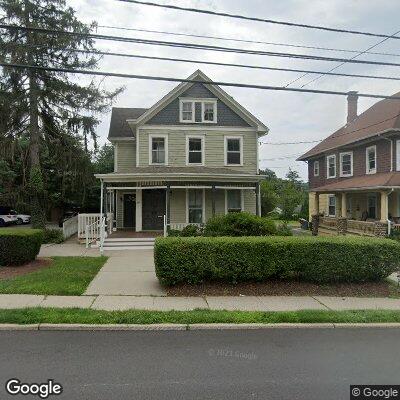 Thumbnail image of the front of a dentist office practice with the name Godwin Dental which is located in Midland Park, NJ