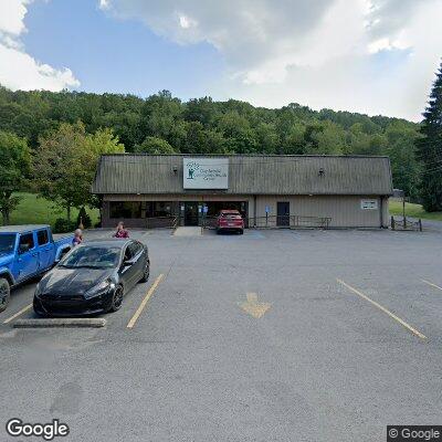 Thumbnail image of the front of a dentist office practice with the name Sinclair Dental Clinic which is located in Blacksville, WV