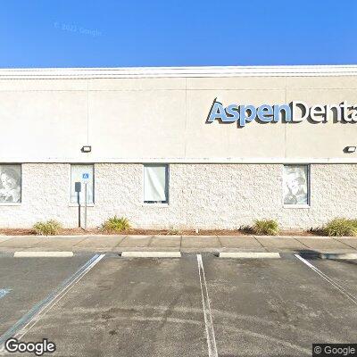 Thumbnail image of the front of a dentist office practice with the name Aspen Dental which is located in Lakeland, FL