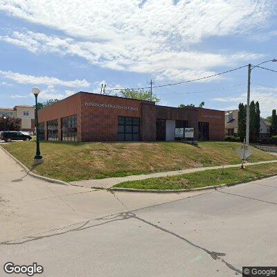 Thumbnail image of the front of a dentist office practice with the name Clair Family Dental which is located in Windsor Heights, IA