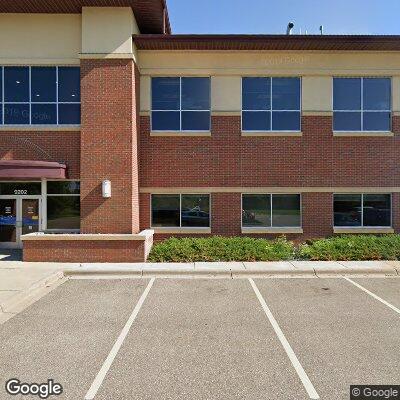 Thumbnail image of the front of a dentist office practice with the name Petersen Family Dental Clinic which is located in Lakeville, MN