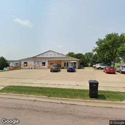 Thumbnail image of the front of a dentist office practice with the name Lennox Dental Center which is located in Lennox, SD