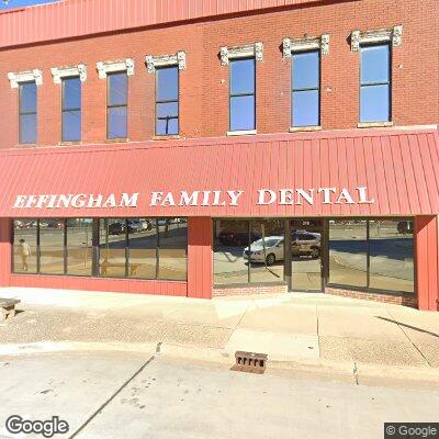 Thumbnail image of the front of a dentist office practice with the name Effingham Family Dental which is located in Effingham, IL