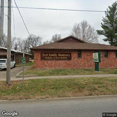 Thumbnail image of the front of a dentist office practice with the name Teel Family Dentistry which is located in Du Quoin, IL