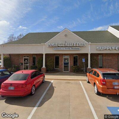 Thumbnail image of the front of a dentist office practice with the name Talley Dental which is located in Edmond, OK