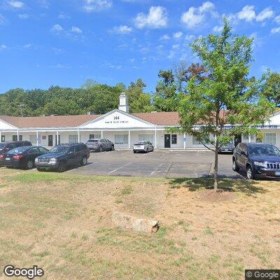 Thumbnail image of the front of a dentist office practice with the name Premier Oral Surgery which is located in Branford, CT