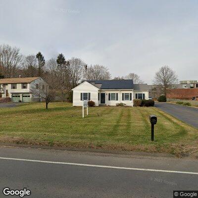 Thumbnail image of the front of a dentist office practice with the name Shoreline Orthodontics which is located in North Branford, CT