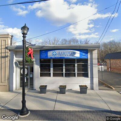 Thumbnail image of the front of a dentist office practice with the name Haworth Dental which is located in Haworth, NJ