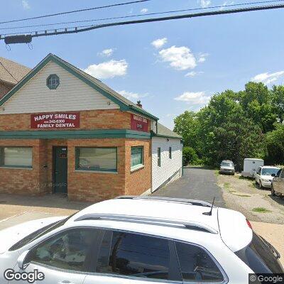 Thumbnail image of the front of a dentist office practice with the name Happy Smiles Family Dentisty which is located in Elsmere, KY